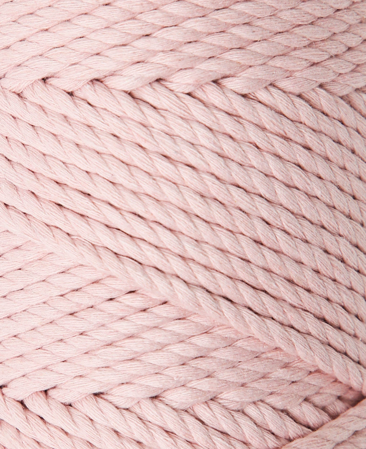 Macrame Rope powder, Lalana Knüpfgarn für Makramee Projekte, Rosa, 3 mm x ca. 90 m, ca. 330 g