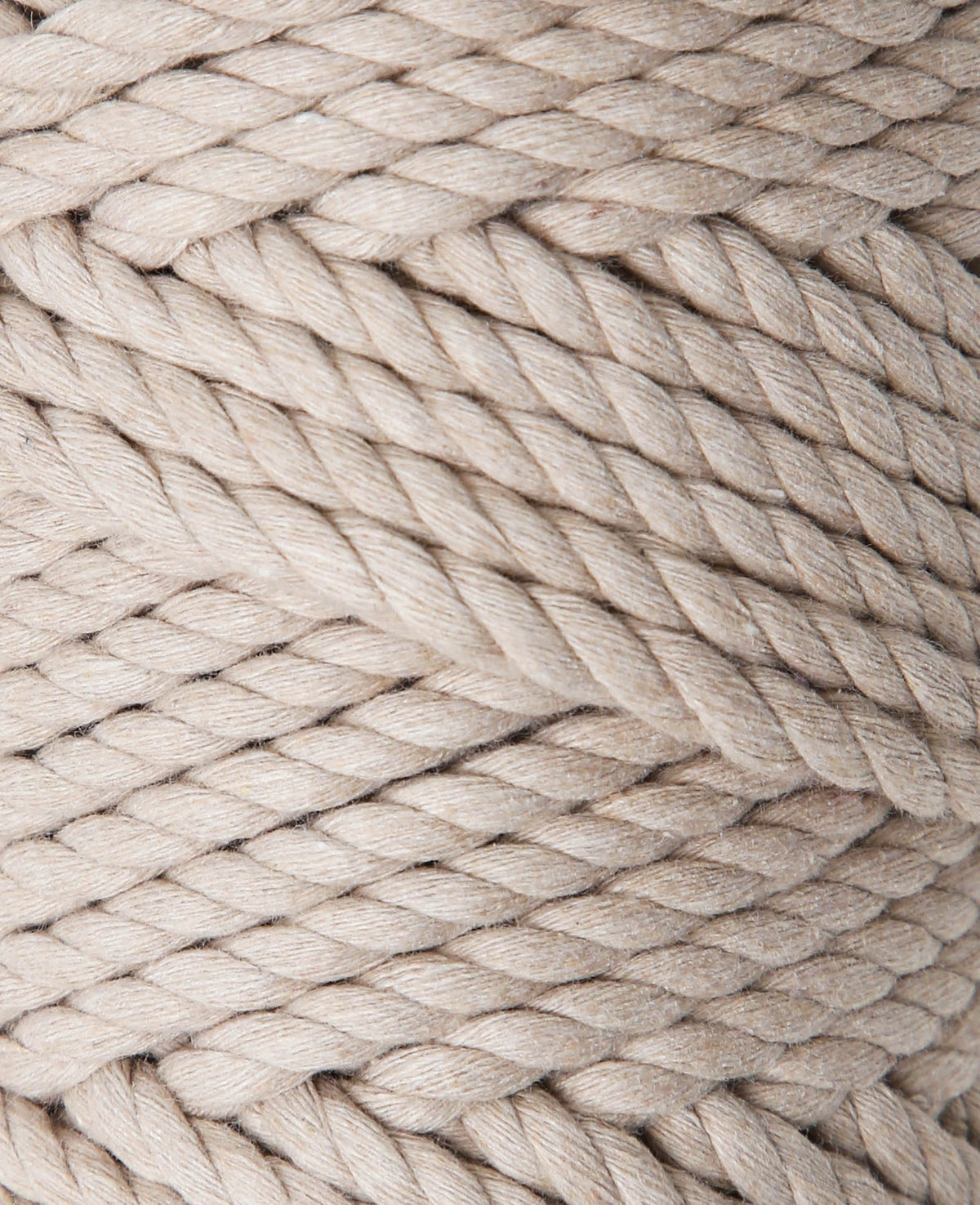 Macrame Rope beige, Lalana Knüpfgarn für Makramee Projekte, Beige, 5 mm x ca. 30 m, ca. 330 g