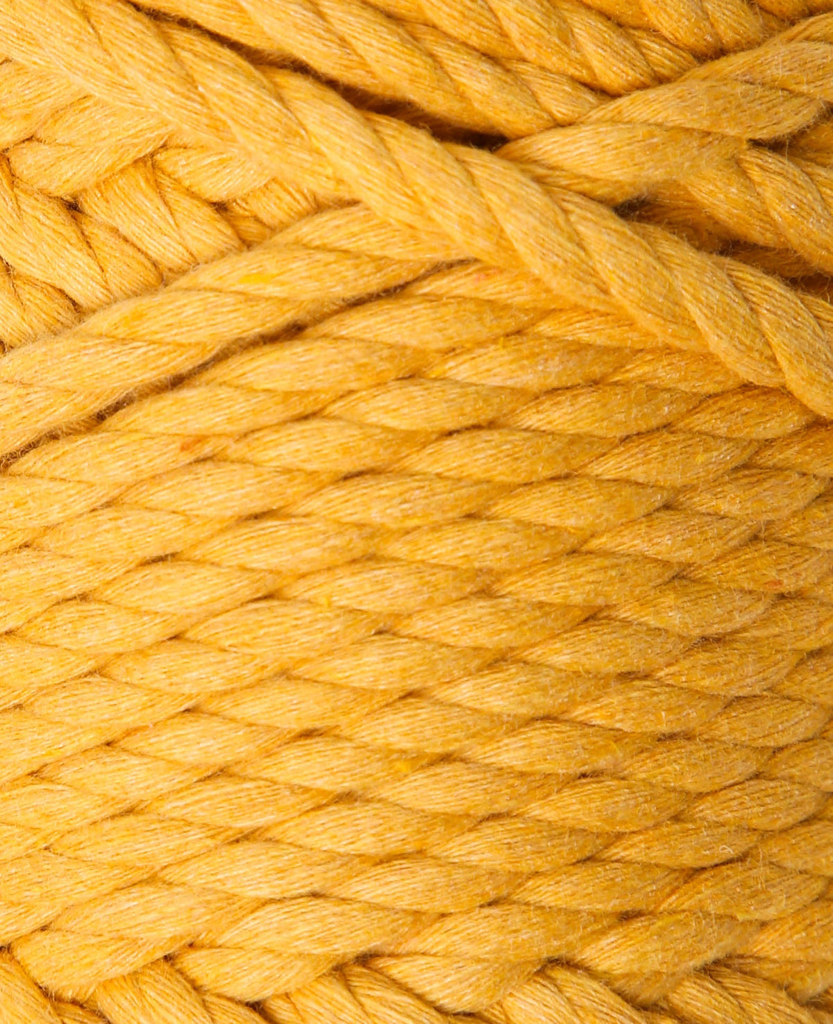 Macrame Rope mustard, Lalana Knüpfgarn für Makramee Projekte, Senfgelb, 5 mm x ca. 30 m, ca. 330 g