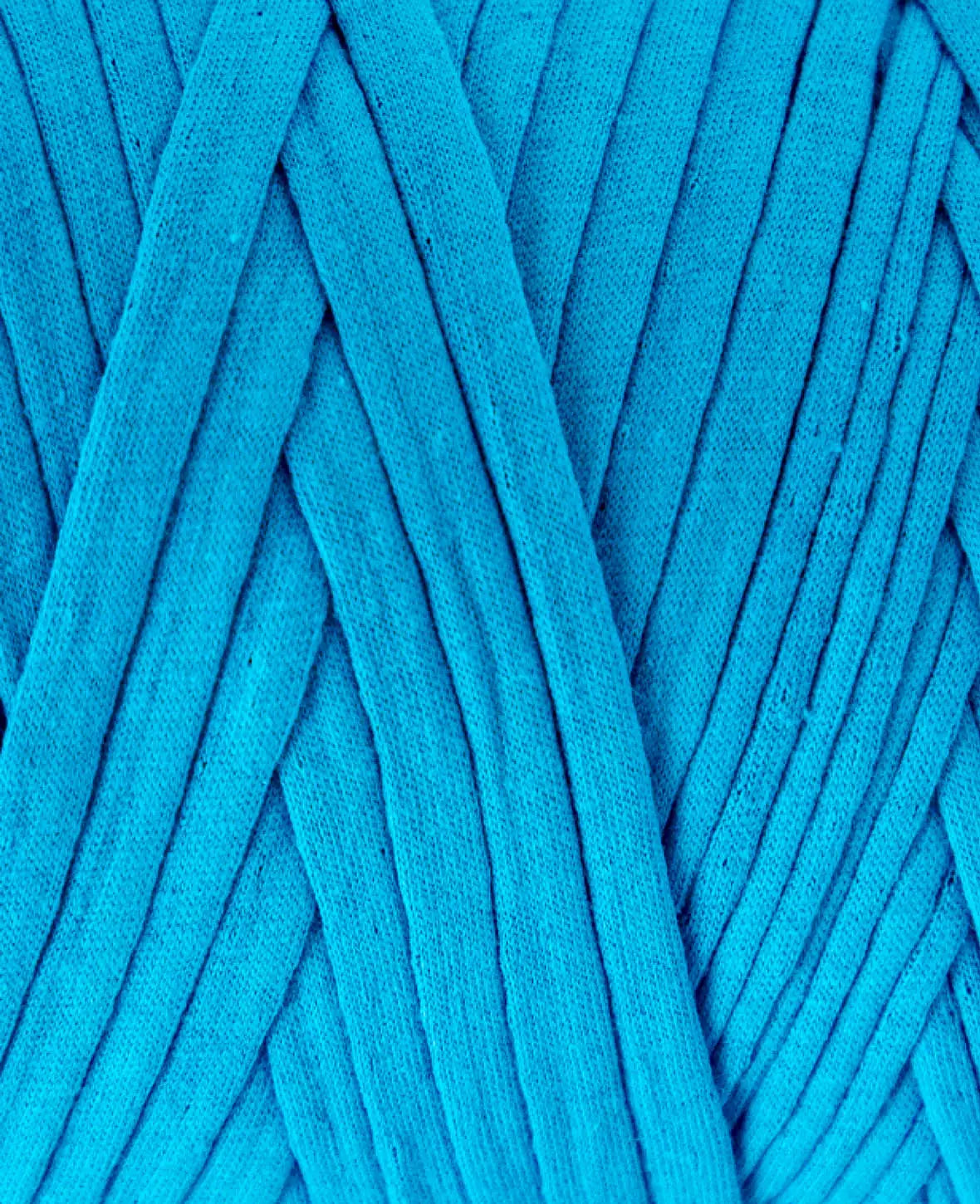 T-Shirt Revive light blue shades, Lalana Textilgarn zum Häkeln, Stricken, Knüpfen & Makramee Projekte, Hellblau, ca. 5 mm x 90 m, ca. 500 g