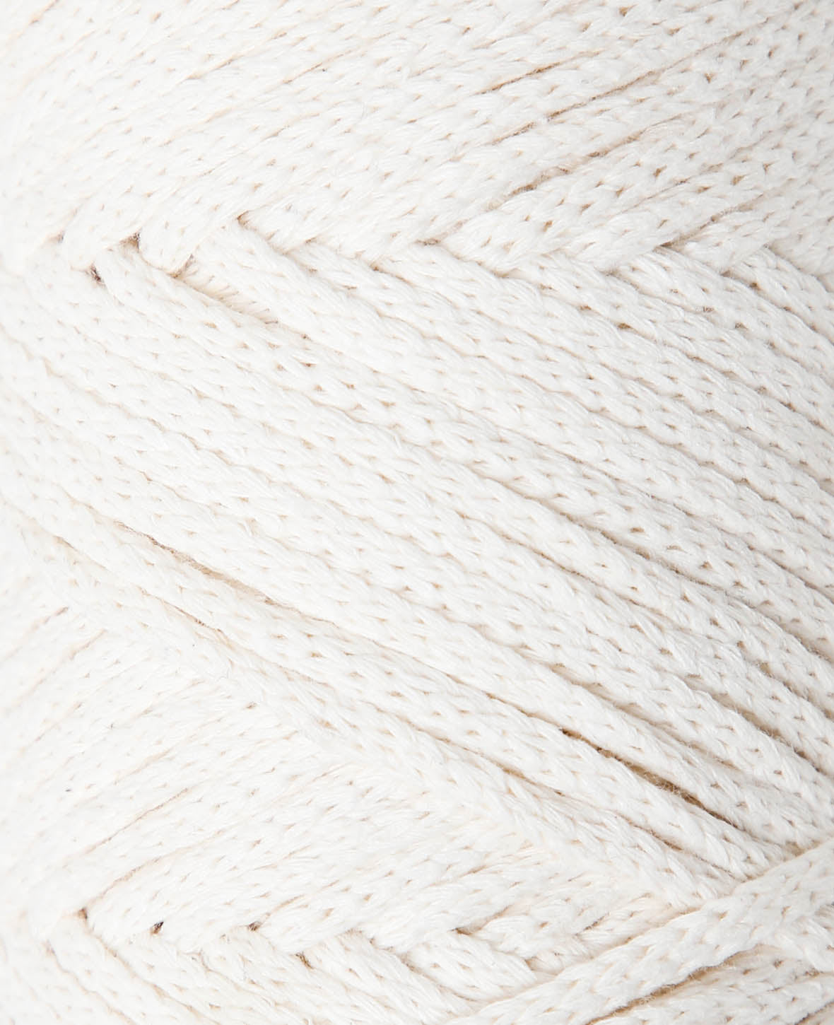 XXlace cream, Lalana Kettengarn zum Häkeln, Stricken, Knüpfen & Makramee Projekte, Cremefarbe, ca. 3 mm x 70 m, ca. 200 g