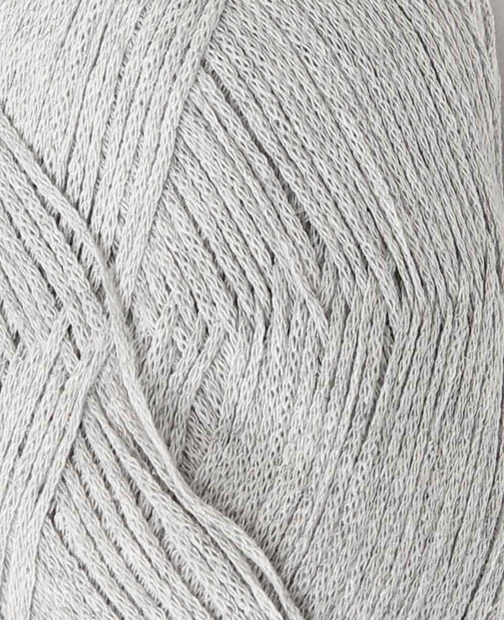 Lydia light grey, Lalana Kettengarn, Hellgrau, ca. 100 g, ca. 300 m, ø 1.5mm