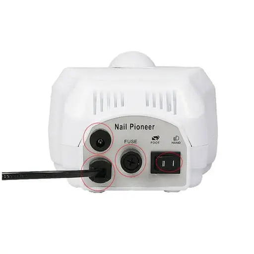 (6in1) Electric Nail Drill Nail Care with Pedal Polishing Tool Ma