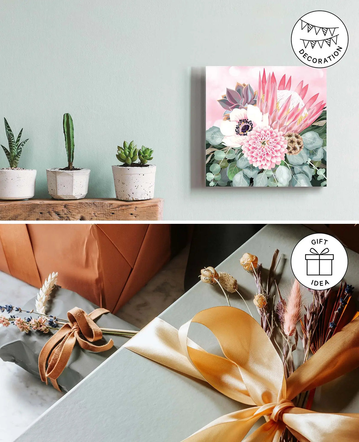 Diamond Painting Kit, 30x30 cm, Blumen