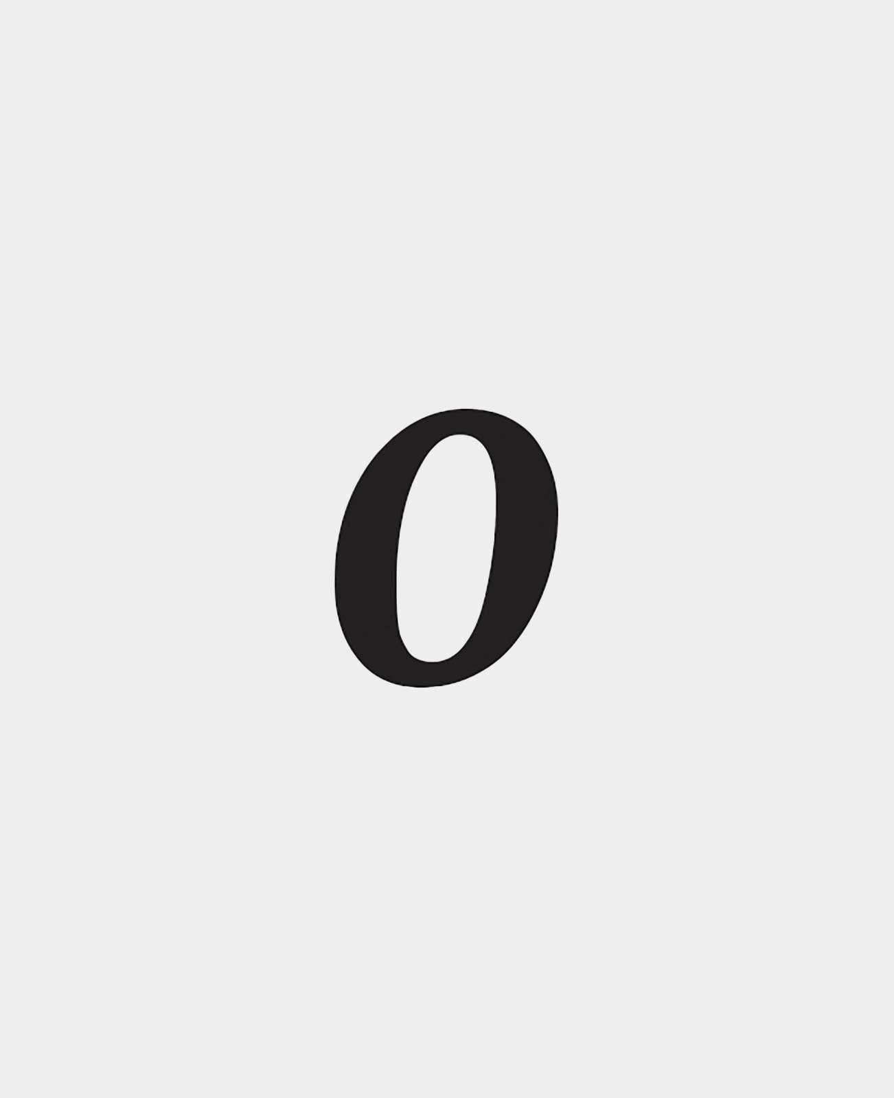 Seal Alphabet O