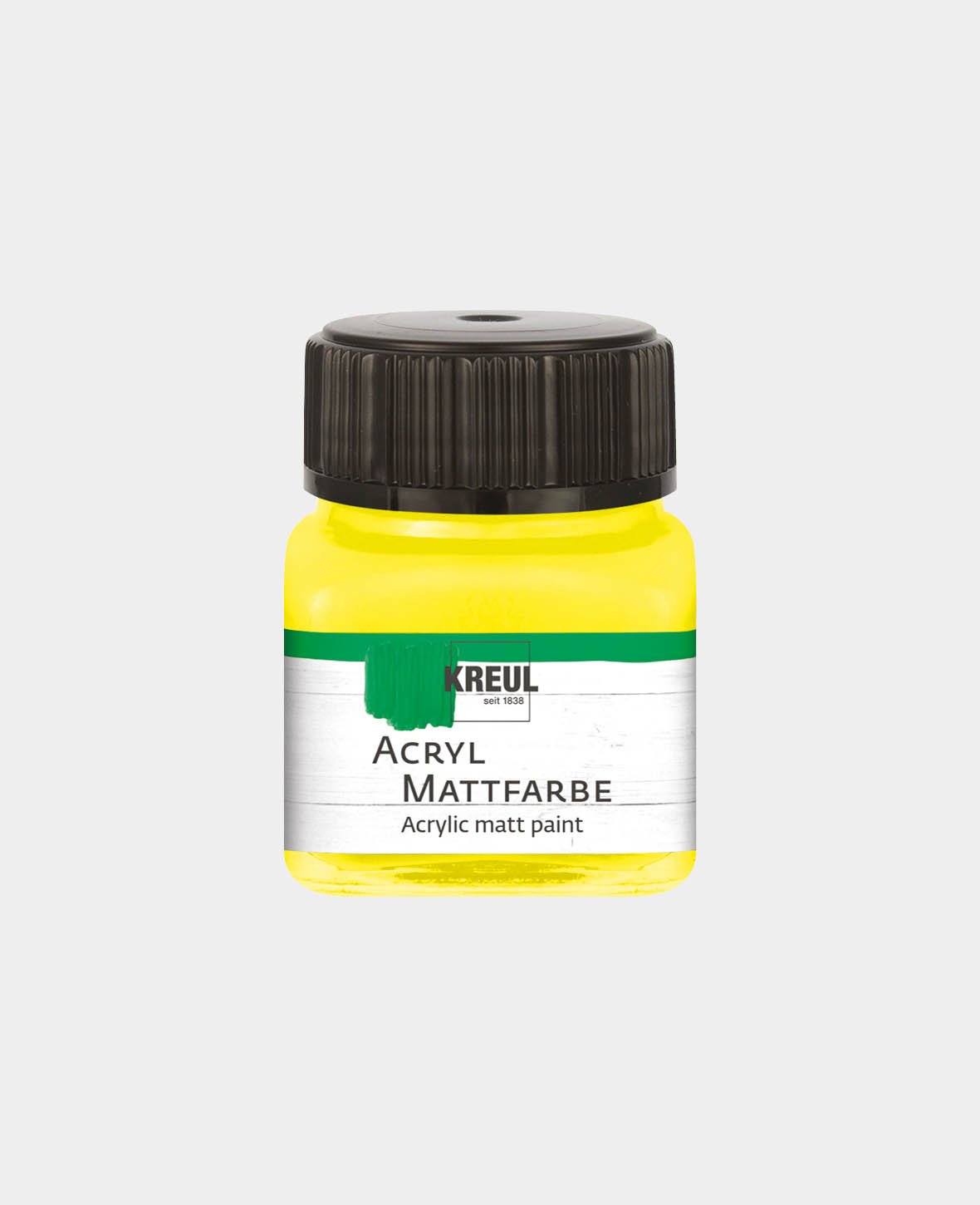 KREUL Acrylic Matt Paint, Yellow, 20 ml