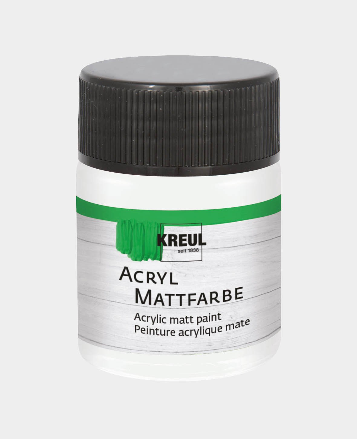 KREUL Acrylic Matt Paint, Pastel White, 50 ml