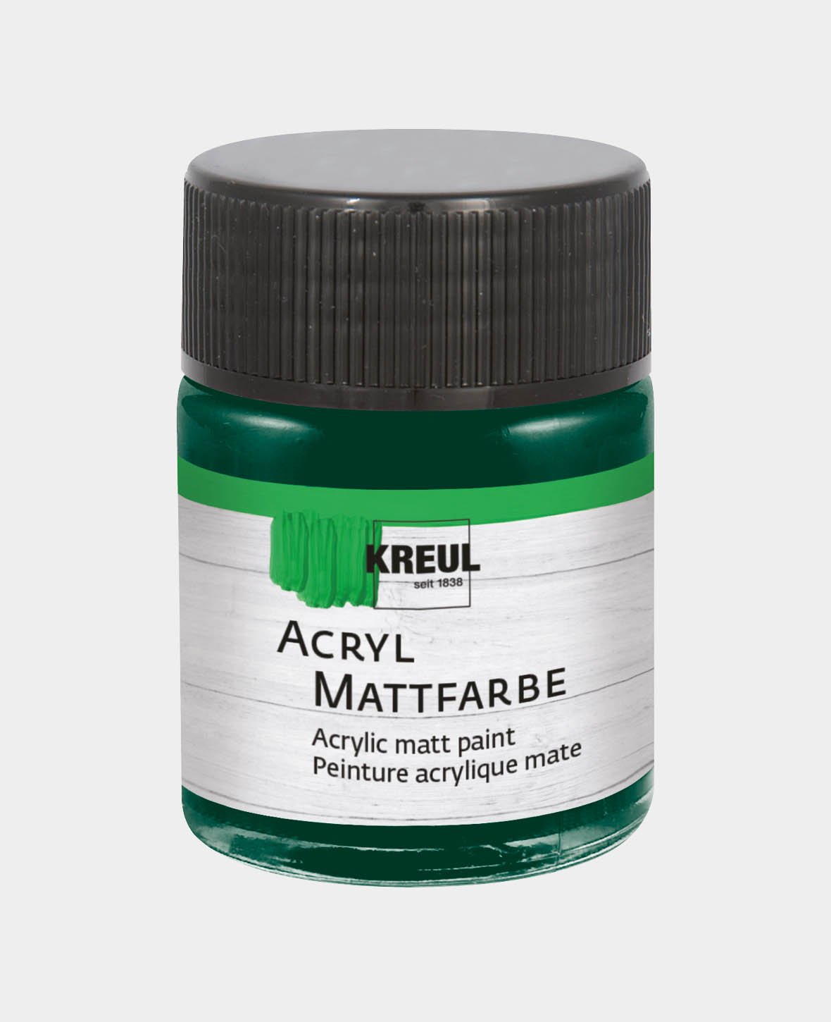 KREUL Acryl Mattfarbe, Tannengrün, 50 ml