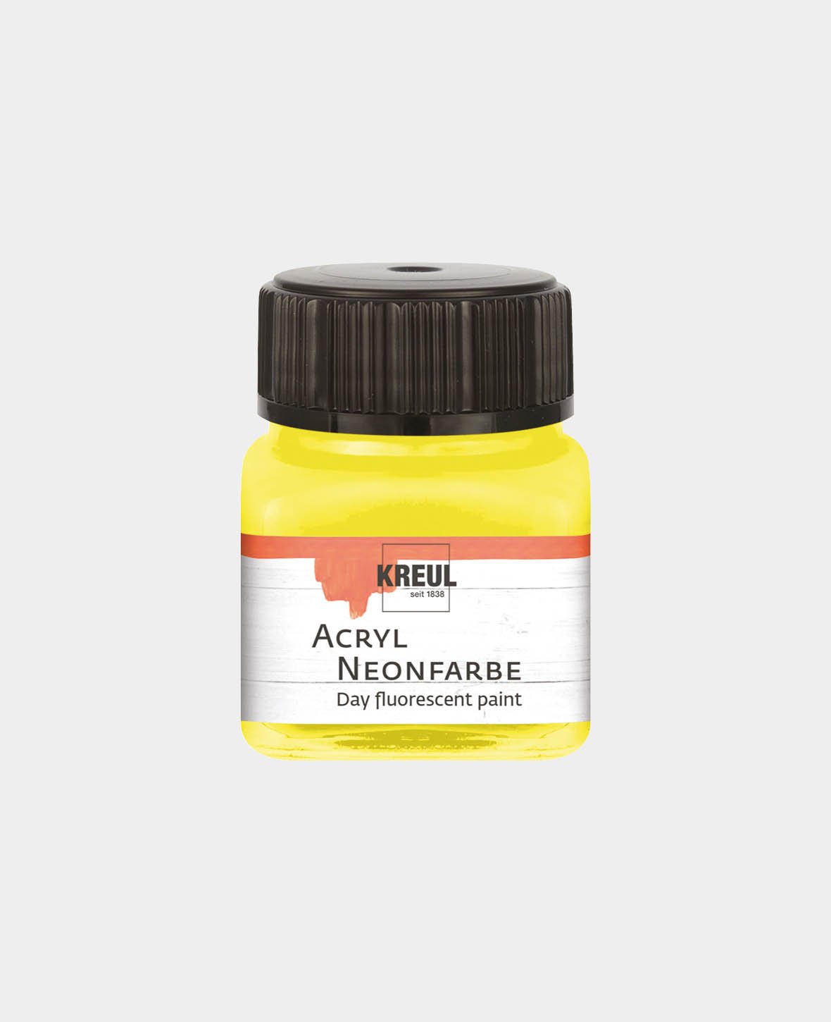 KREUL Acrylic Neon Paint, Neon Yellow, 20 ml