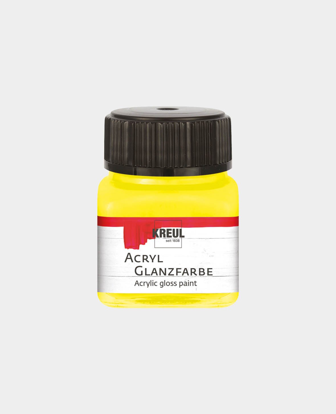 Peinture acrylique brillante KREUL Jaune 20 ml