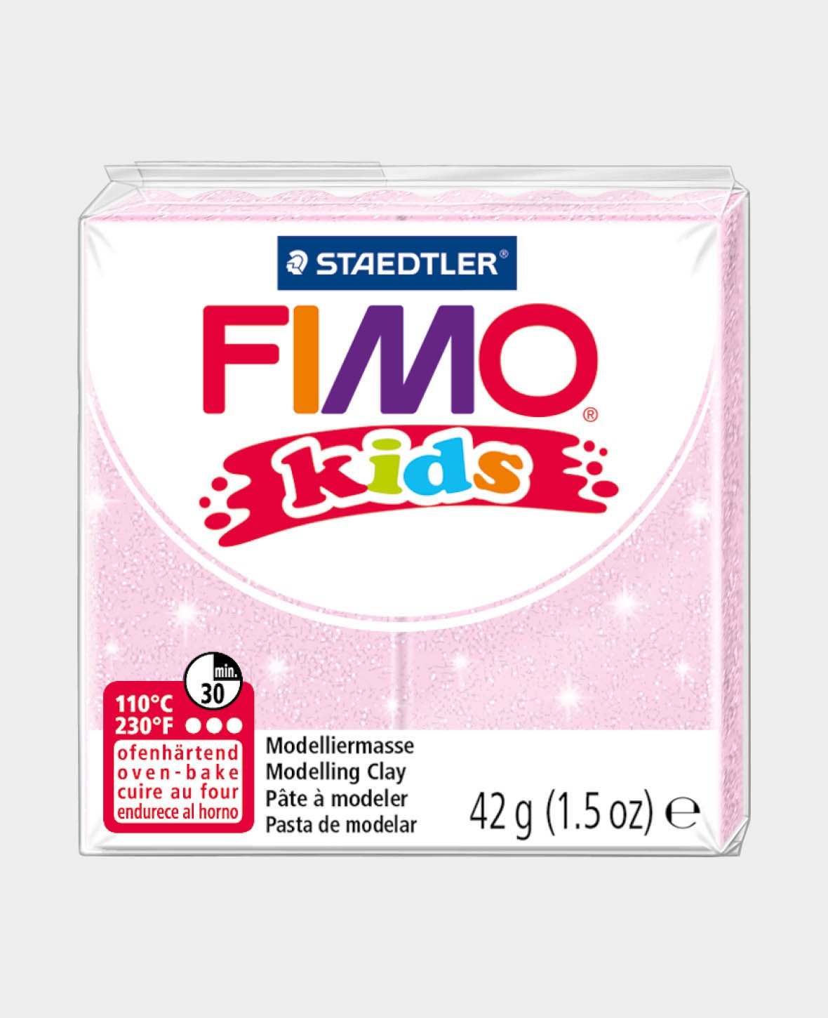FIMO® kids Standard block, pearlescent pink