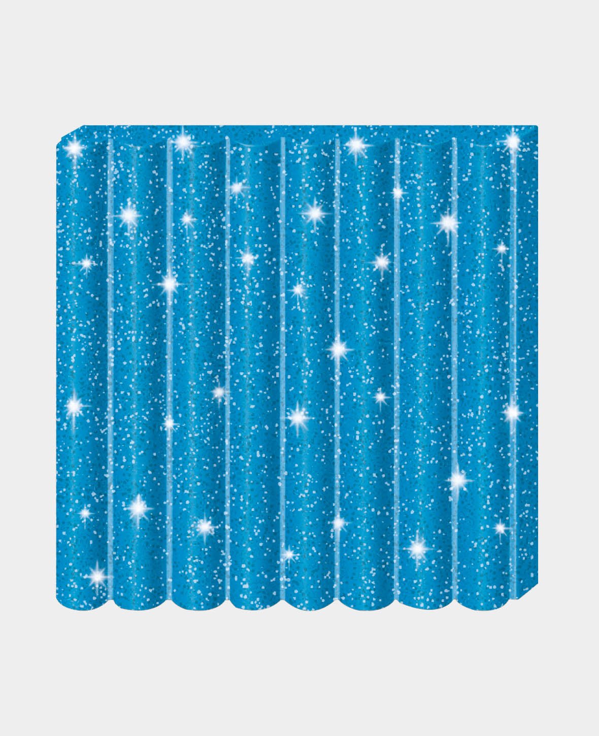 FIMO® kids Standard block, glitter blue