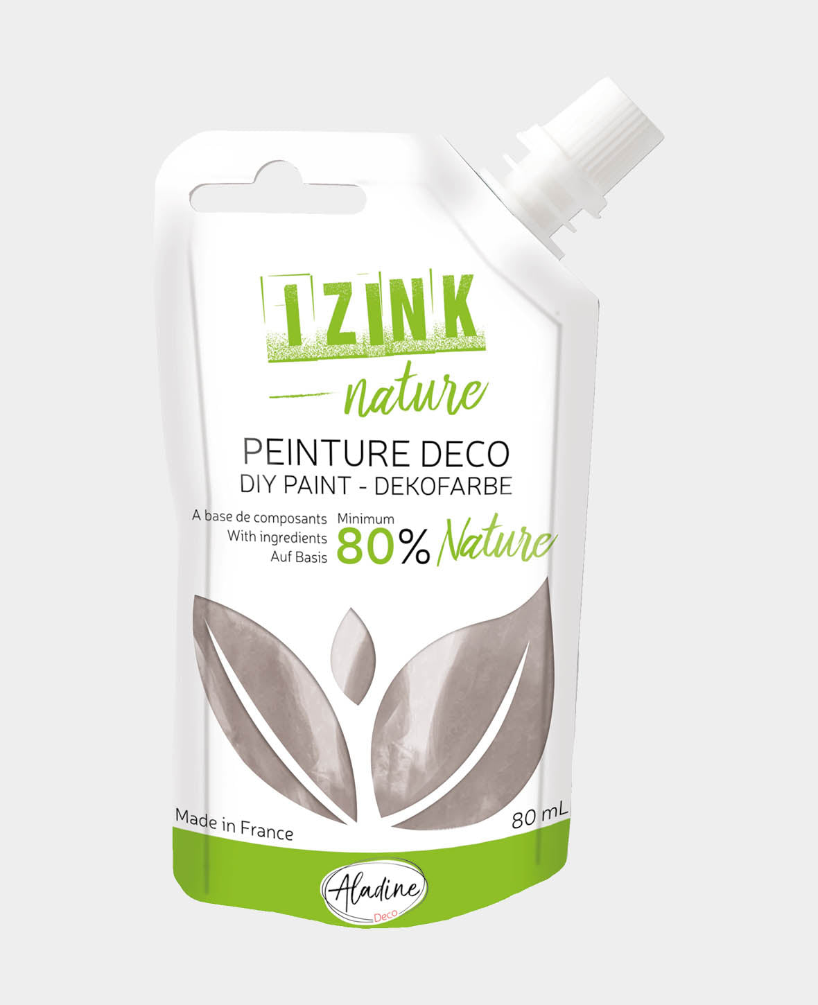 IZINK Dekofarbe, Silber, 80 ml, 1 Stk.