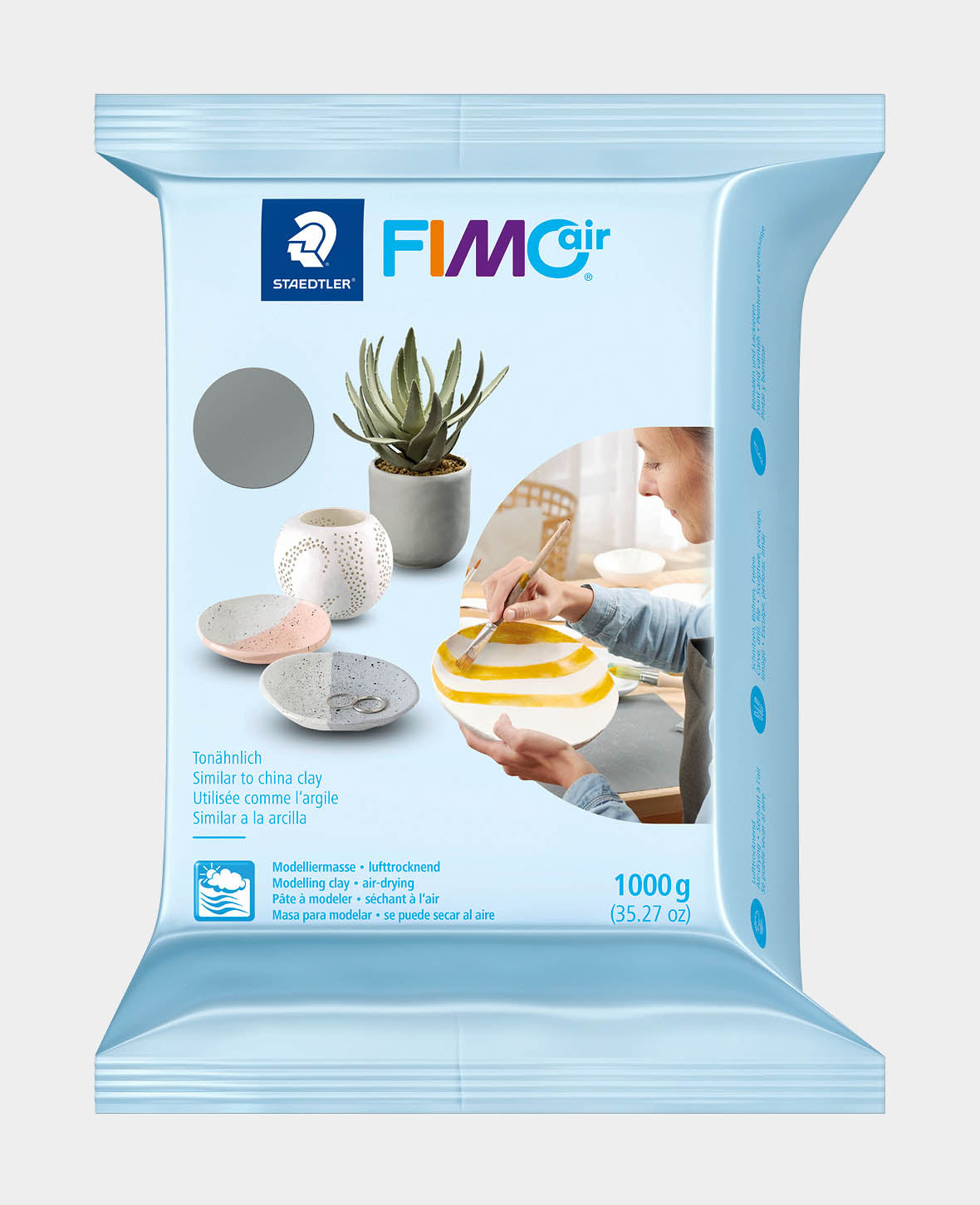FIMO® air 1000 g, grau
