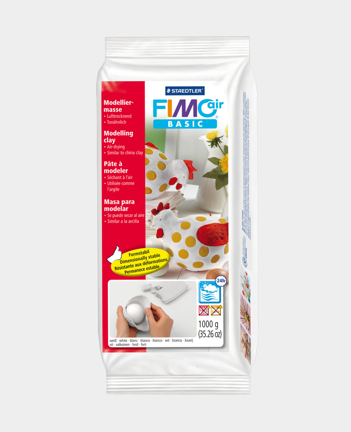 FIMO® air basic 1000 g, weiss