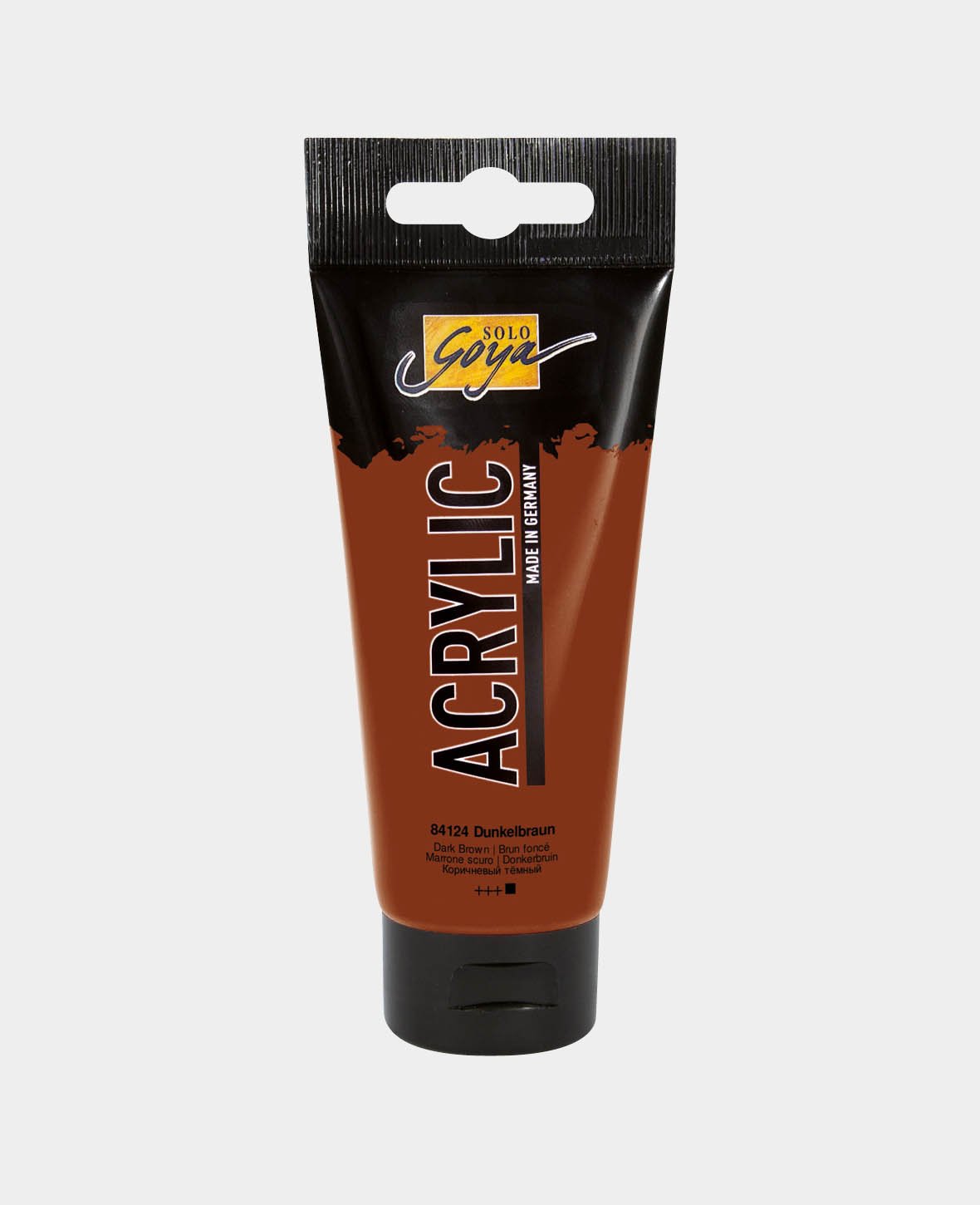 SOLO GOYA Acrylic Paint, Dark Brown, 100 ml