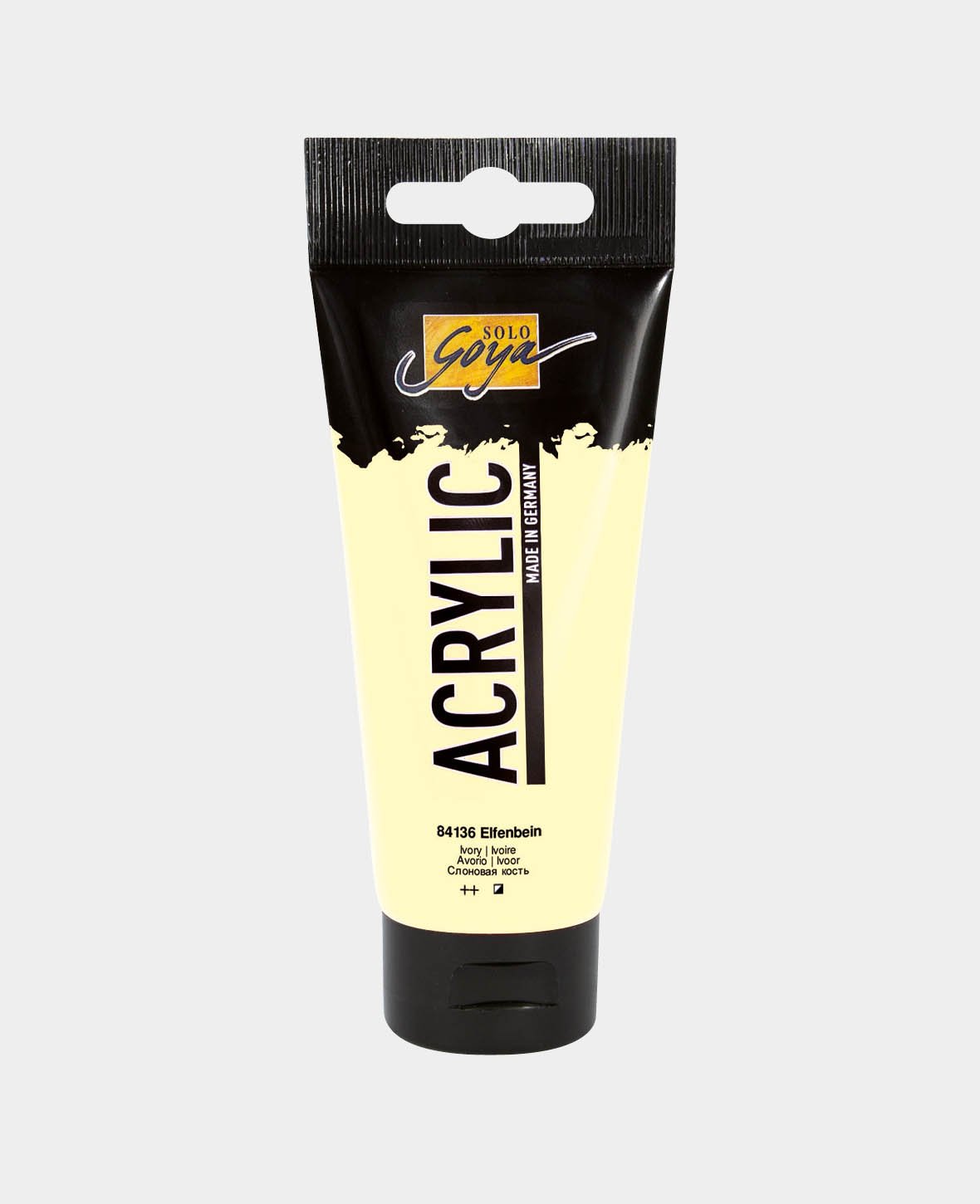 SOLO GOYA Acrylfarbe, Elfenbein, 100 ml