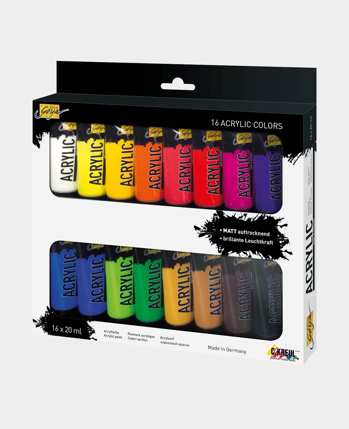 SOLO GOYA Acrylic 20 ml Tuben 16er Set