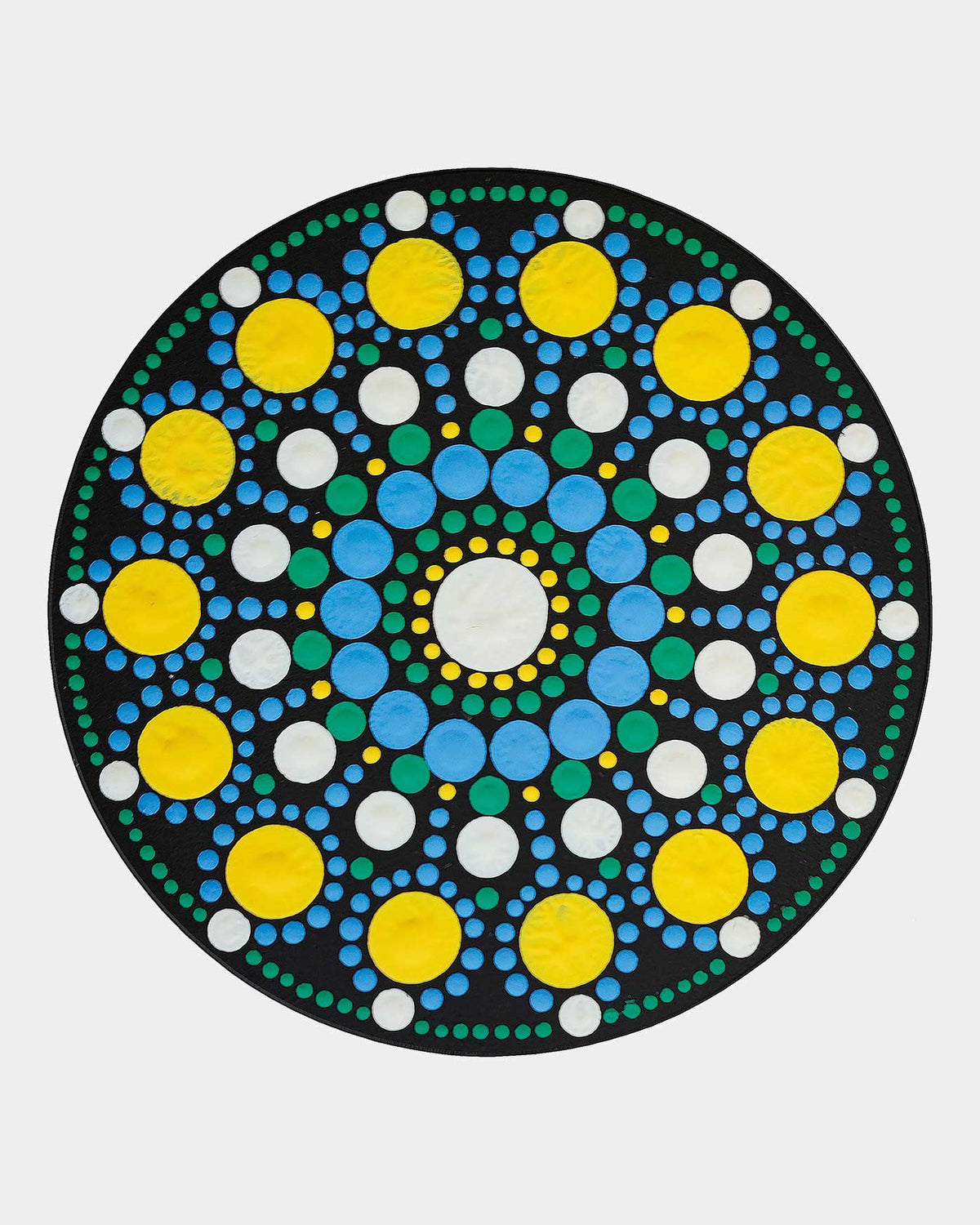 Dot painting MDF Form u.Schablone 10cm, 1