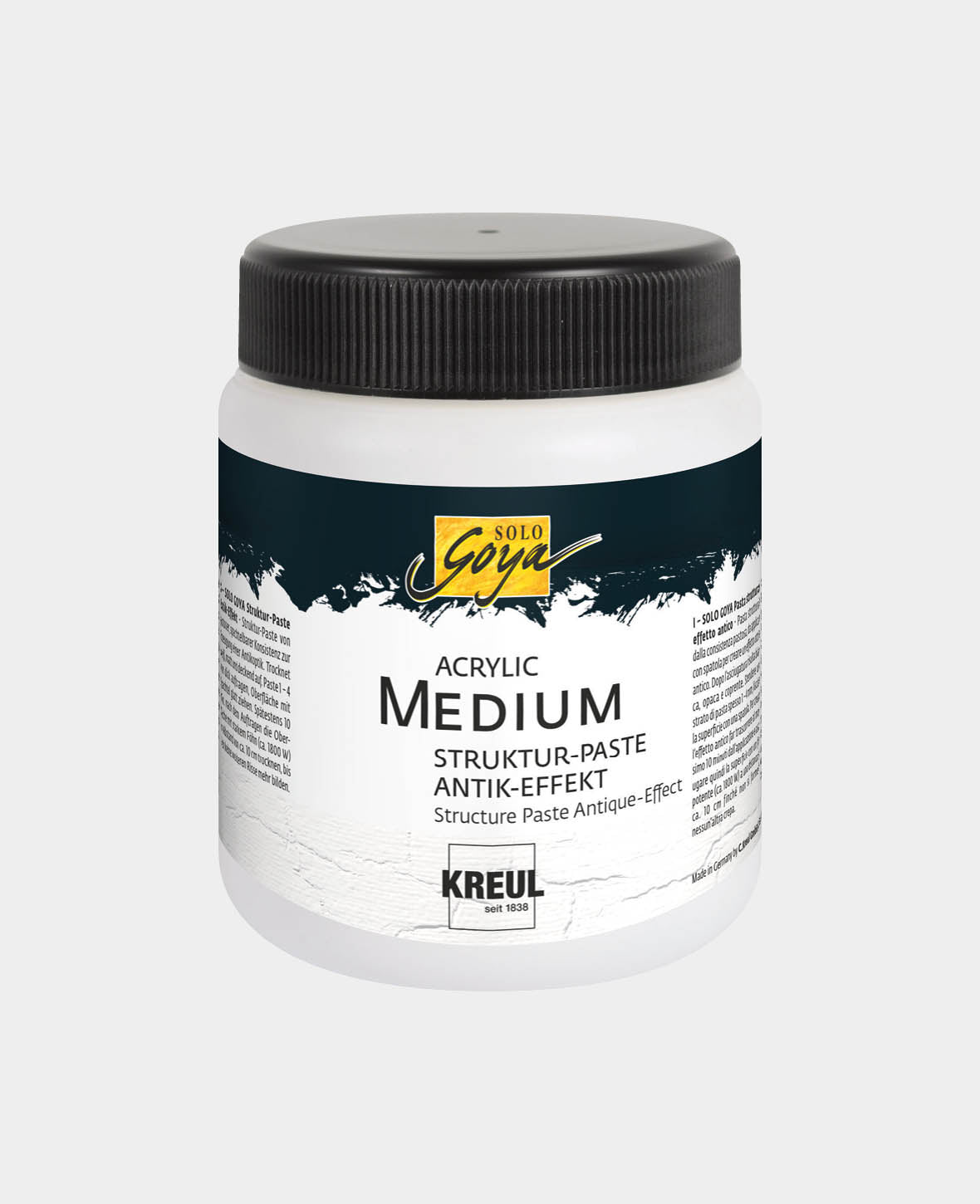 SOLO GOYA Acrylic Medium Struktur-Paste Antik-Effekt 250 ml