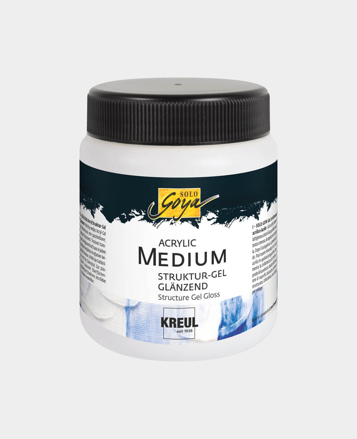 SOLO GOYA Acrylic Medium Struktur-Gel Glänzend 250 ml