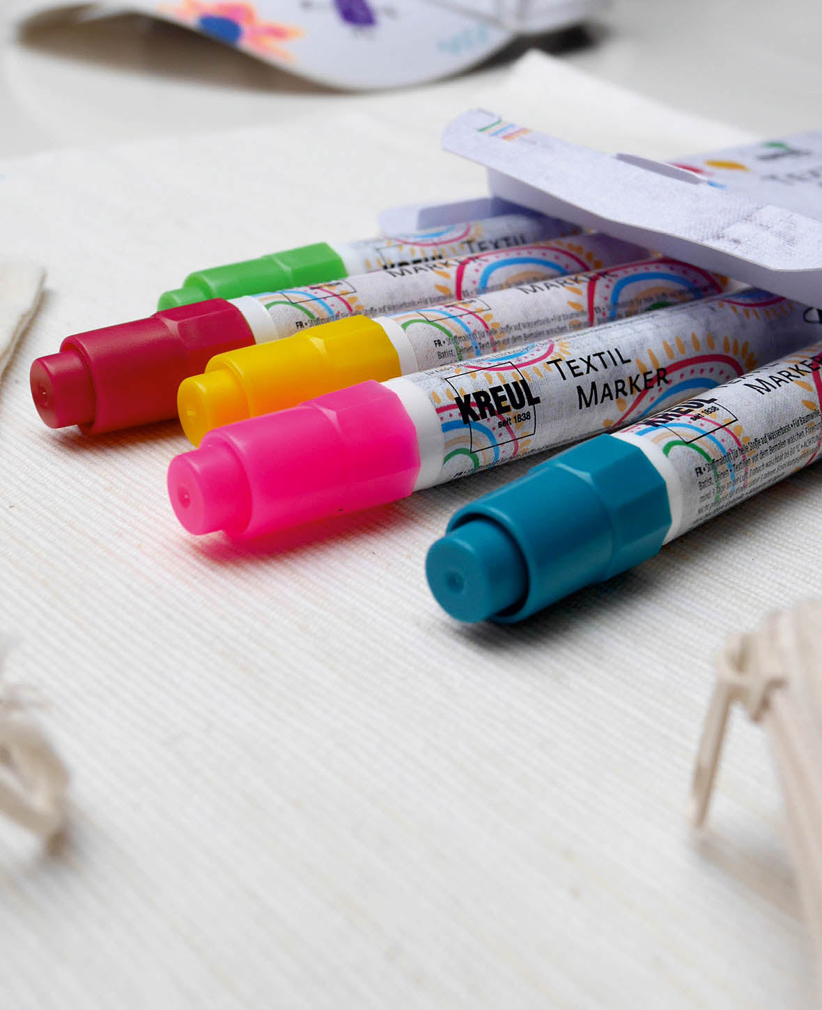 Textil Marker Junior 5er Set