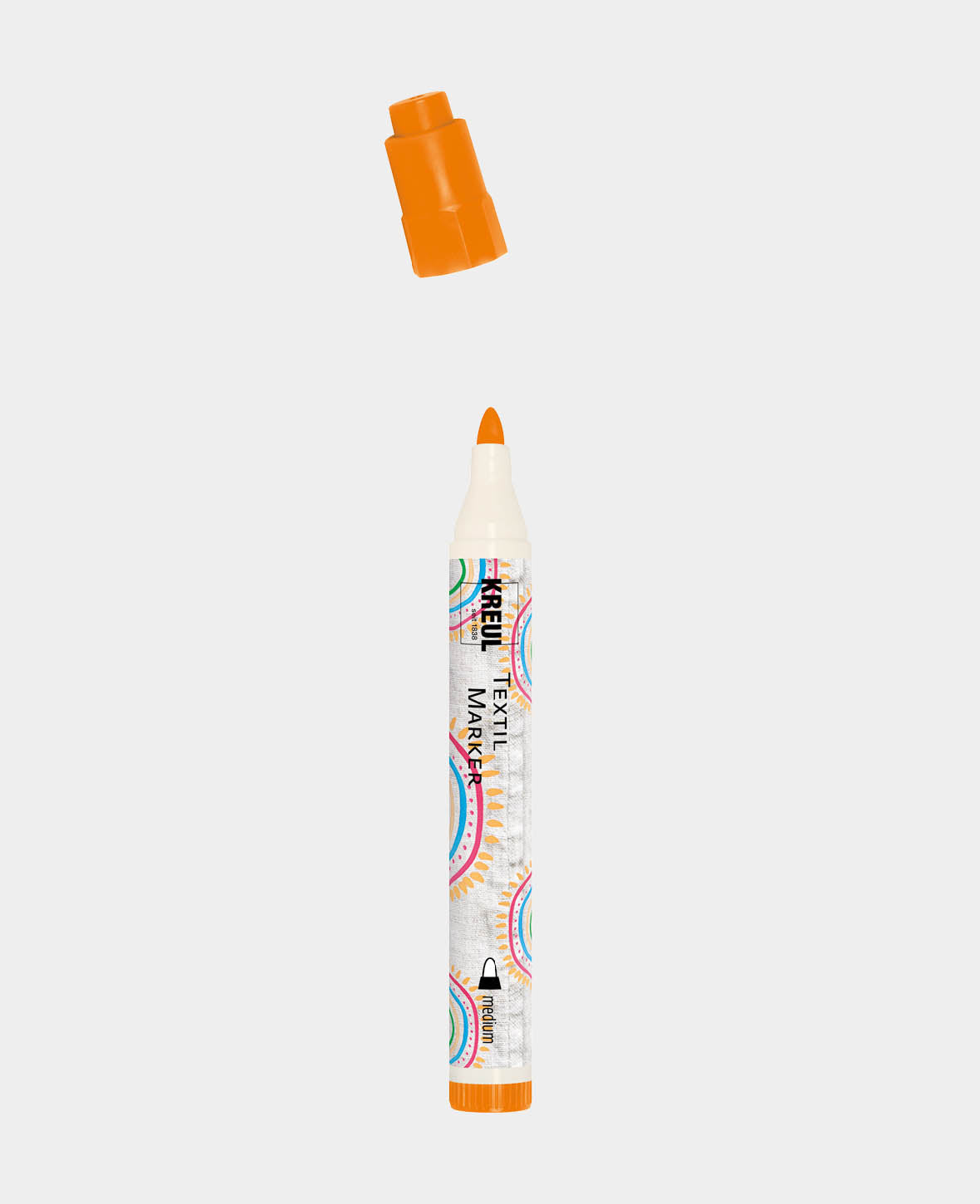 KREUL Javana texi mäx Sunny medium für helle Stoffe Orange