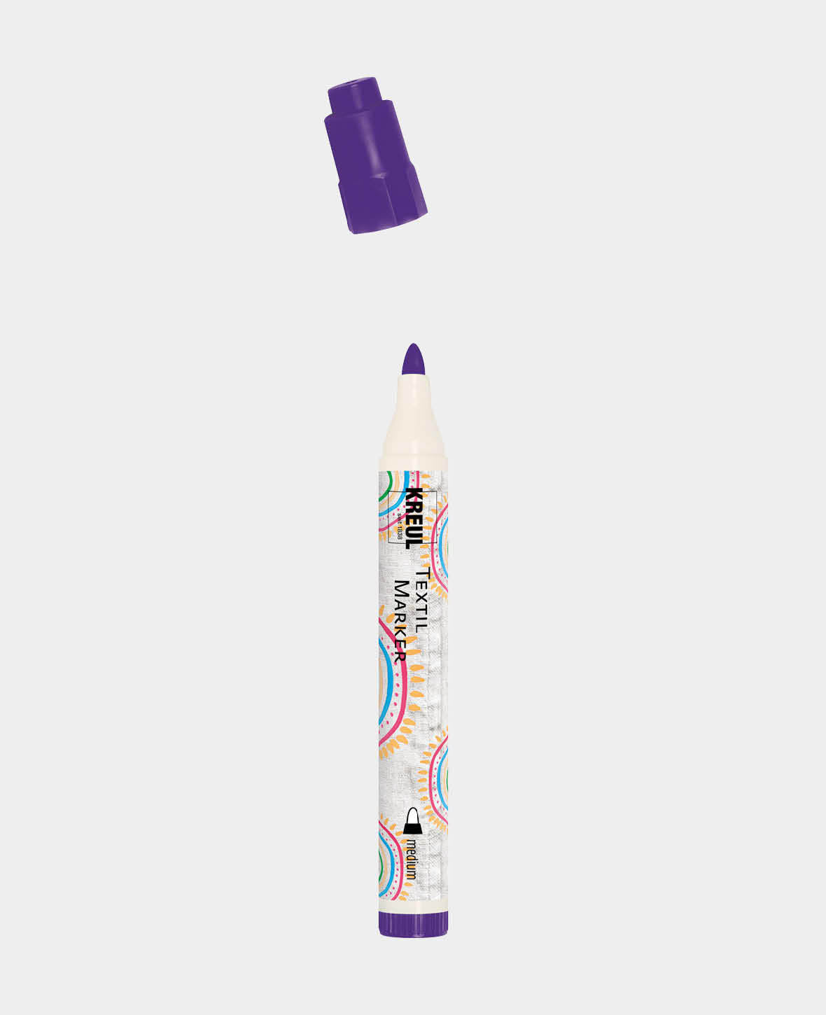 KREUL Javana texi mäx Sunny medium für helle Stoffe Violett