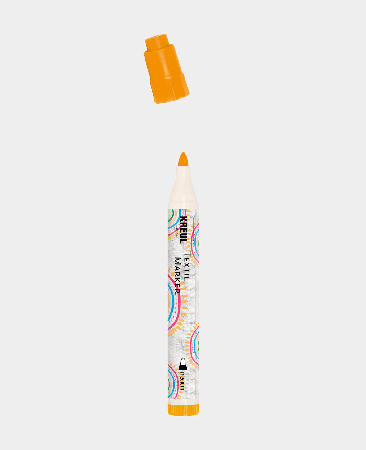 KREUL Javana texi mäx Sunny medium für helle Stoffe Neonorange
