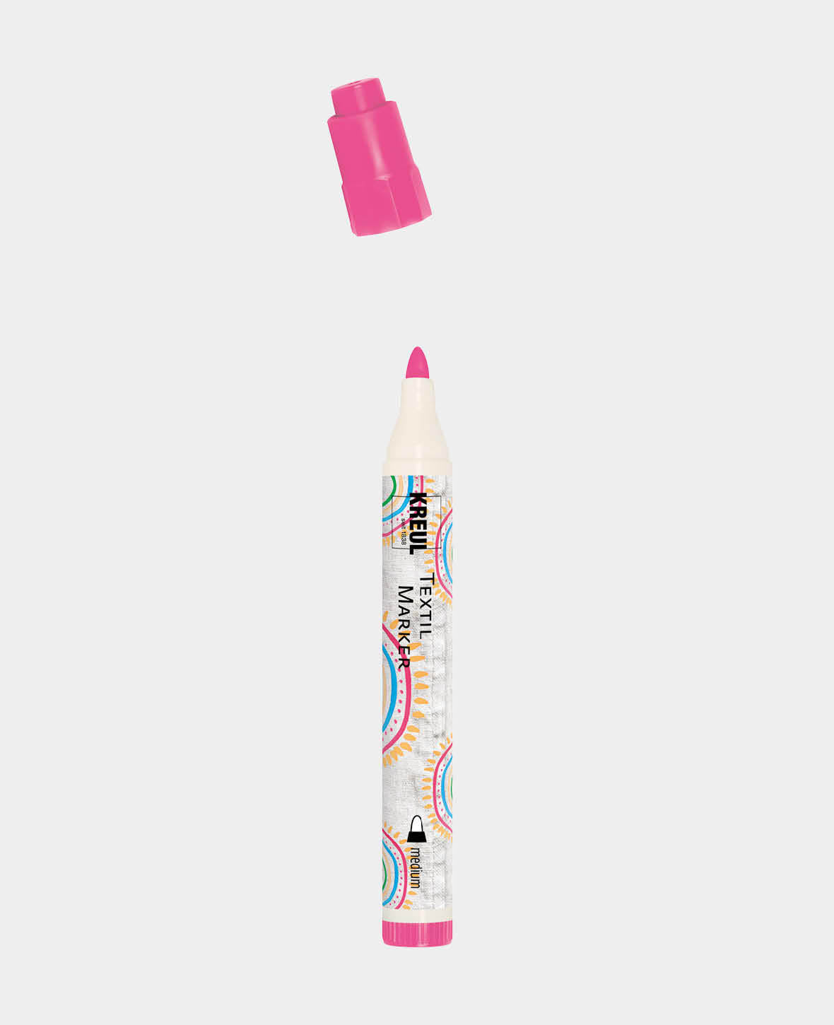 KREUL Javana texi mäx Sunny medium für helle Stoffe Neonpink