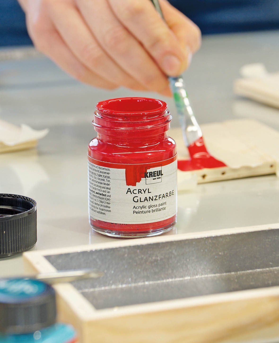 KREUL Acryl Glanzfarbe Magenta 50 ml