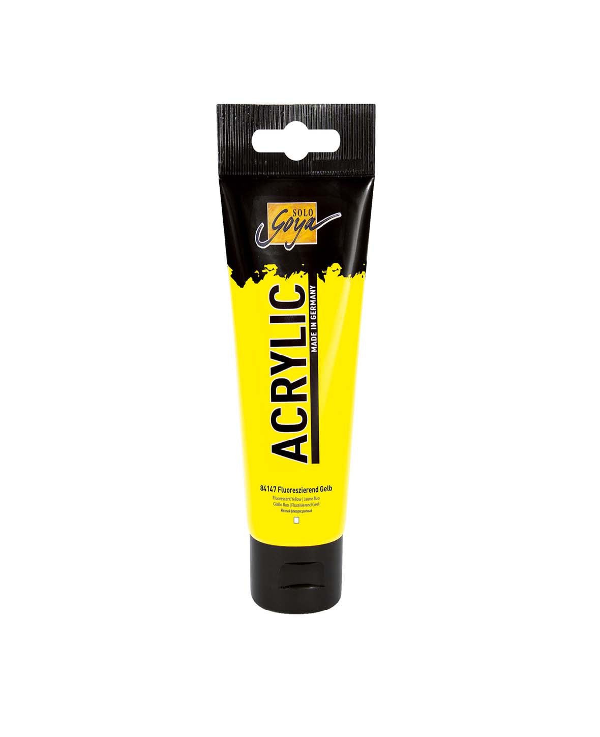 Acryl Basic 100ml,Fluoreszierend Gelb