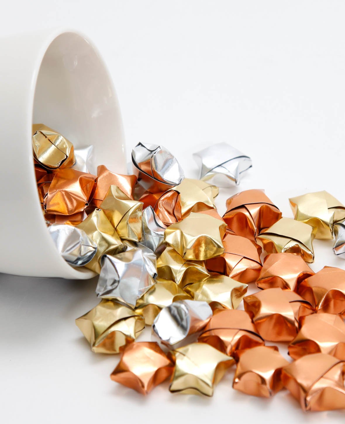 Alu-Bastelfolie 50 x 78 cm, gold / rot