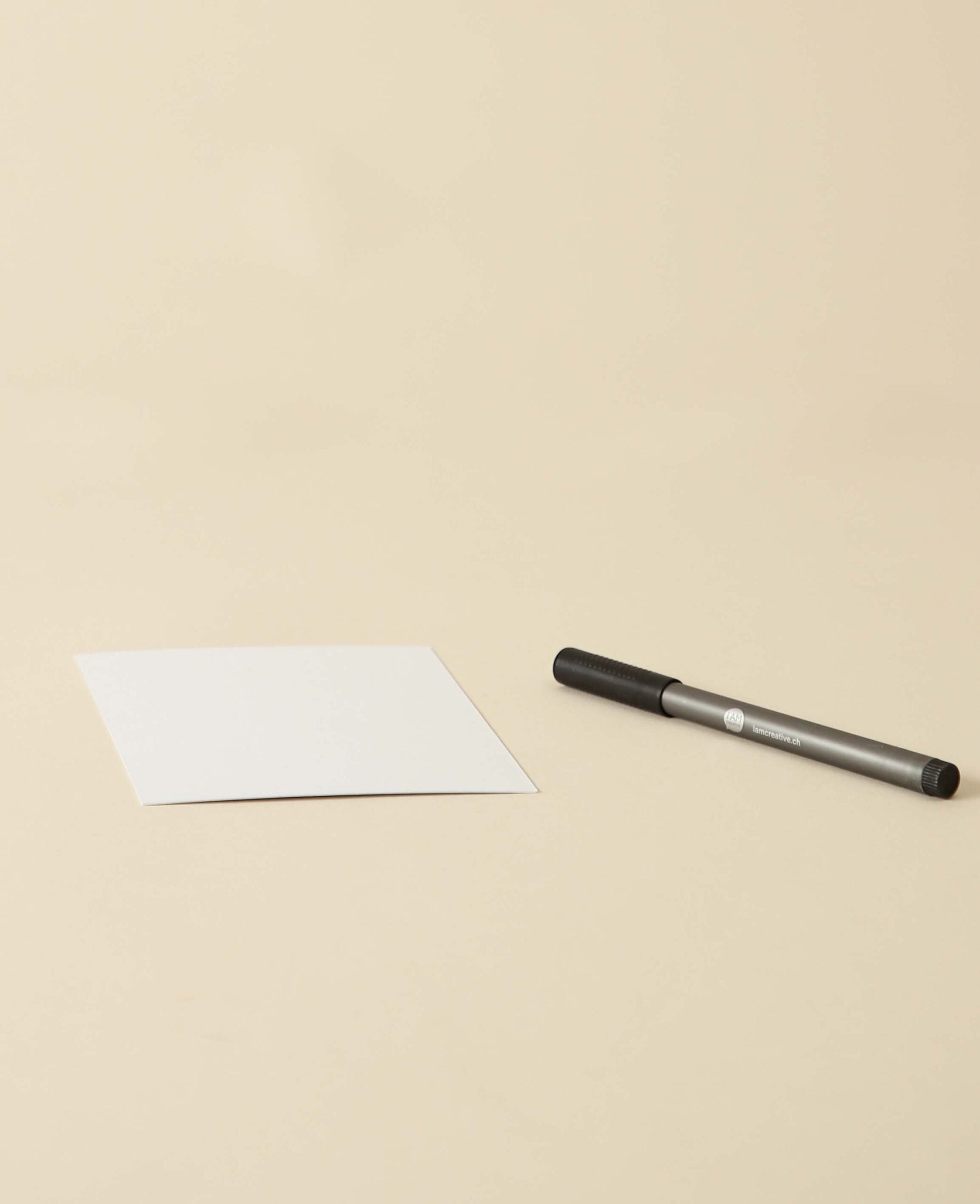 Weihnachtskarte / Postkarte im A6 Format, Snowy Font