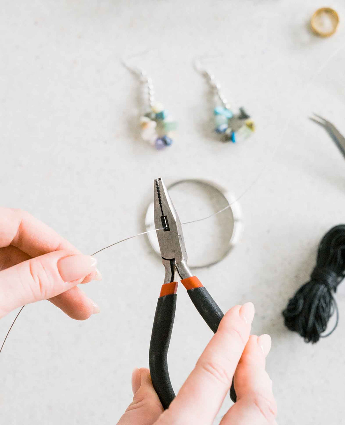Edelstahl Schmuck Herstellungs, Reparatur Kit mit Verschlüsse, Silber, 9-tlg.