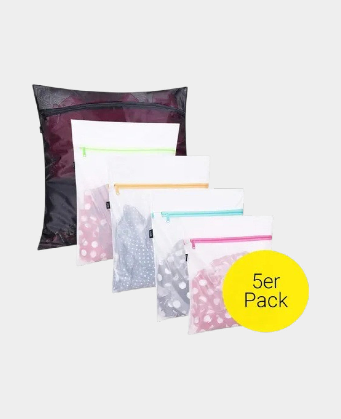 (5er Set) XXL Wäsche / Kleider Schutz Netz