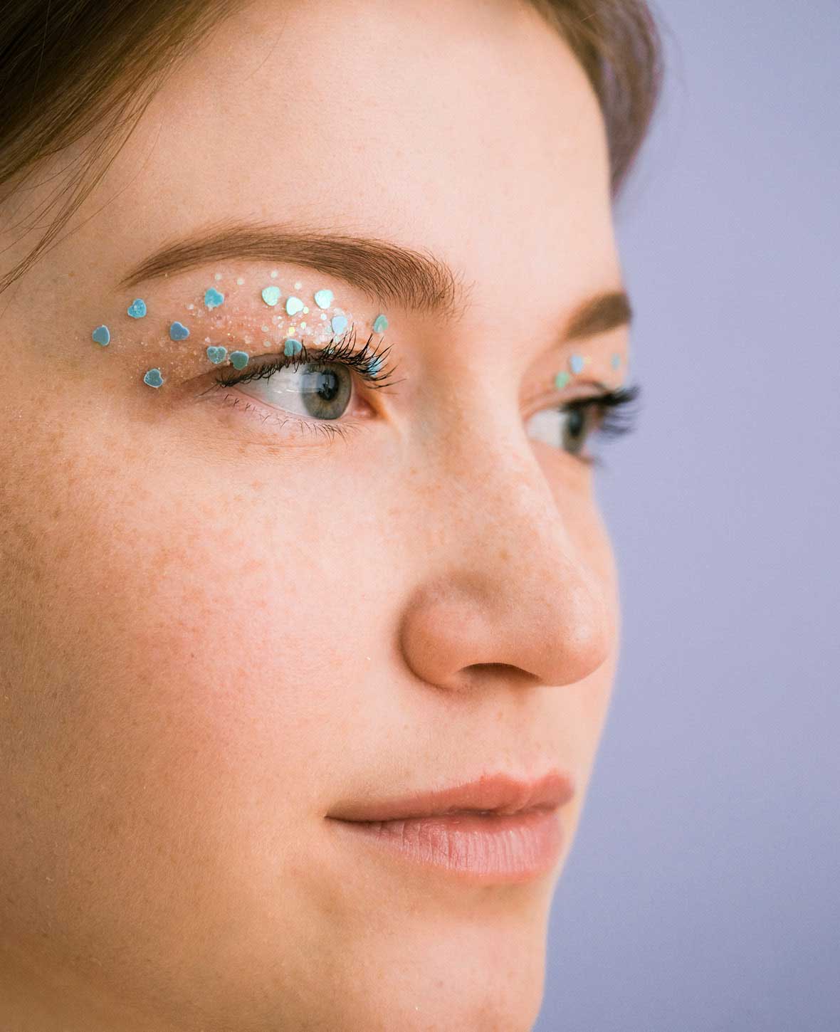 Holographic Festival Face / Body Glitter Self-Adhesive, 6 pcs.
