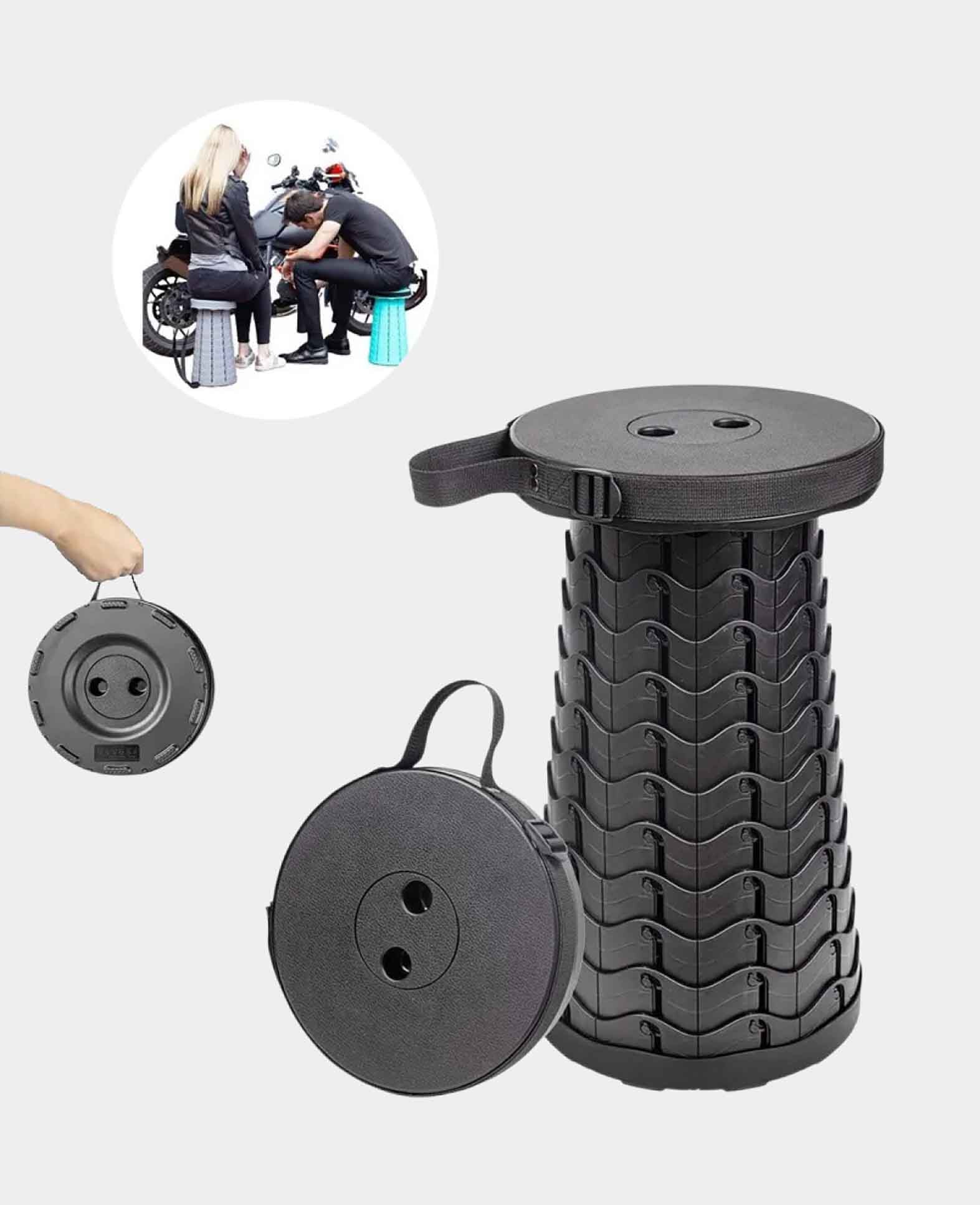 Ausziehbarer Hocker für Camping / Festivals / Pick