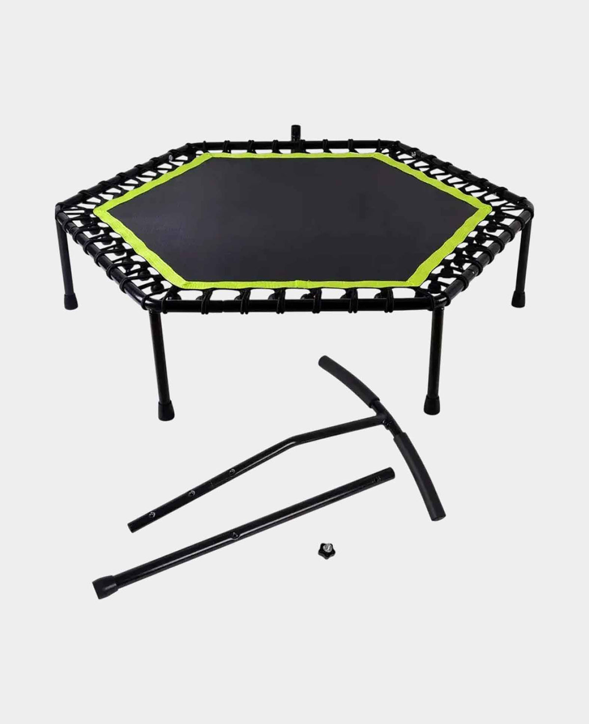 Jumping Fitness Trampolin Aerobic Rebounder Sport mit Haltegriff