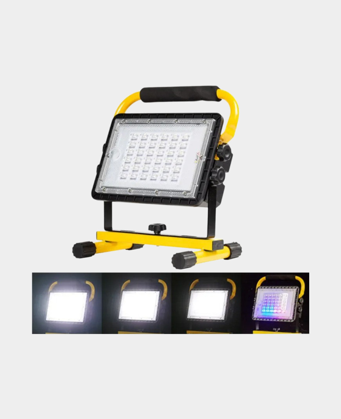 (5000Lumen) LED Handscheinwerfer Arbeitsleuchte Flutlicht + USB Powerb