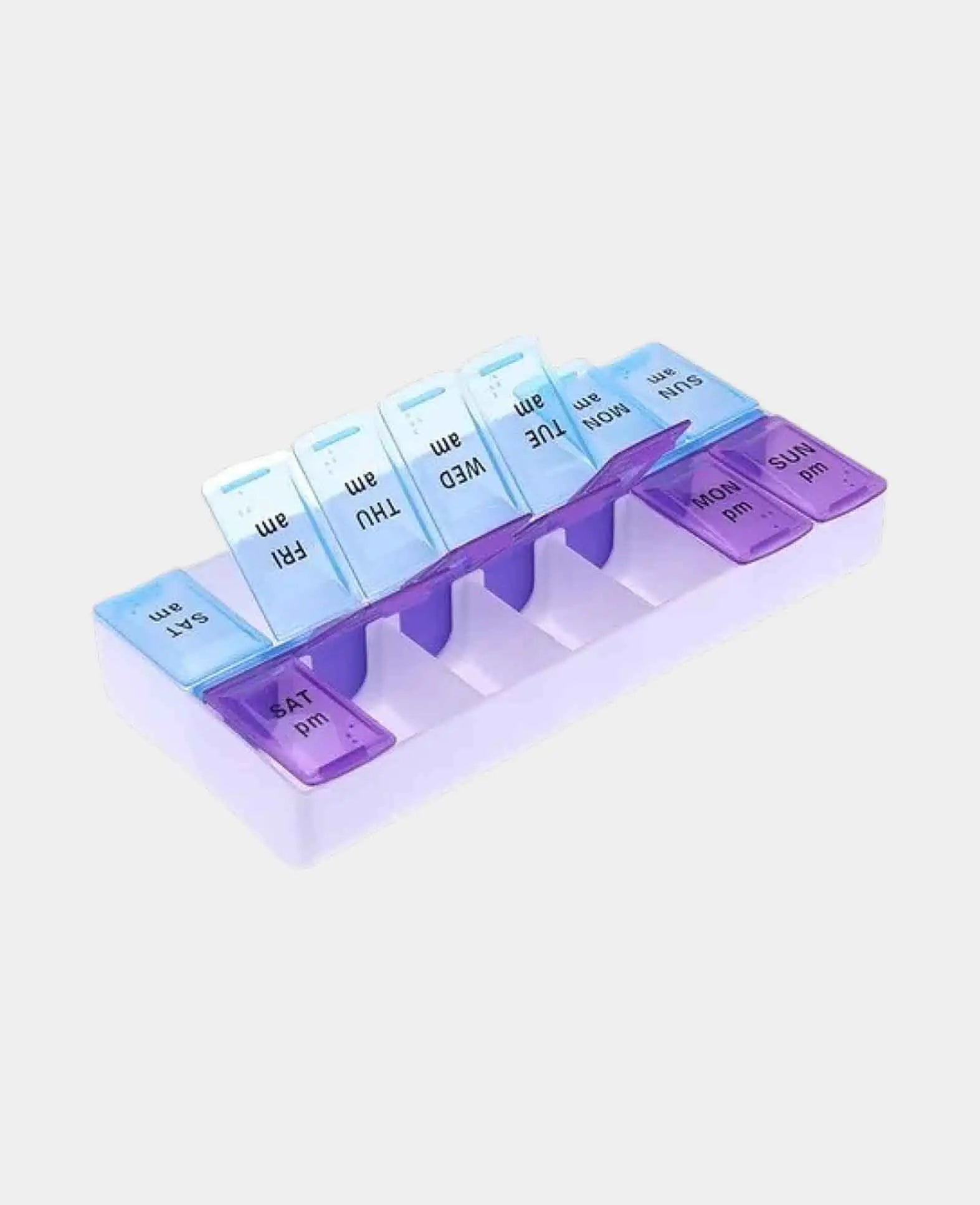 (170x90mm) Medikamenten Dosierer 7 Tage Dosett Tablettenbox Pillendose