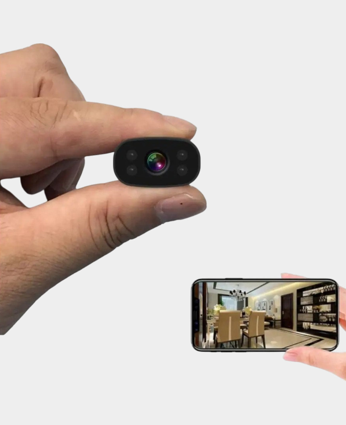 Mini WiFi IP Kamera FullHD 1080p Infrarot LED's Nachtsichtfunktio
