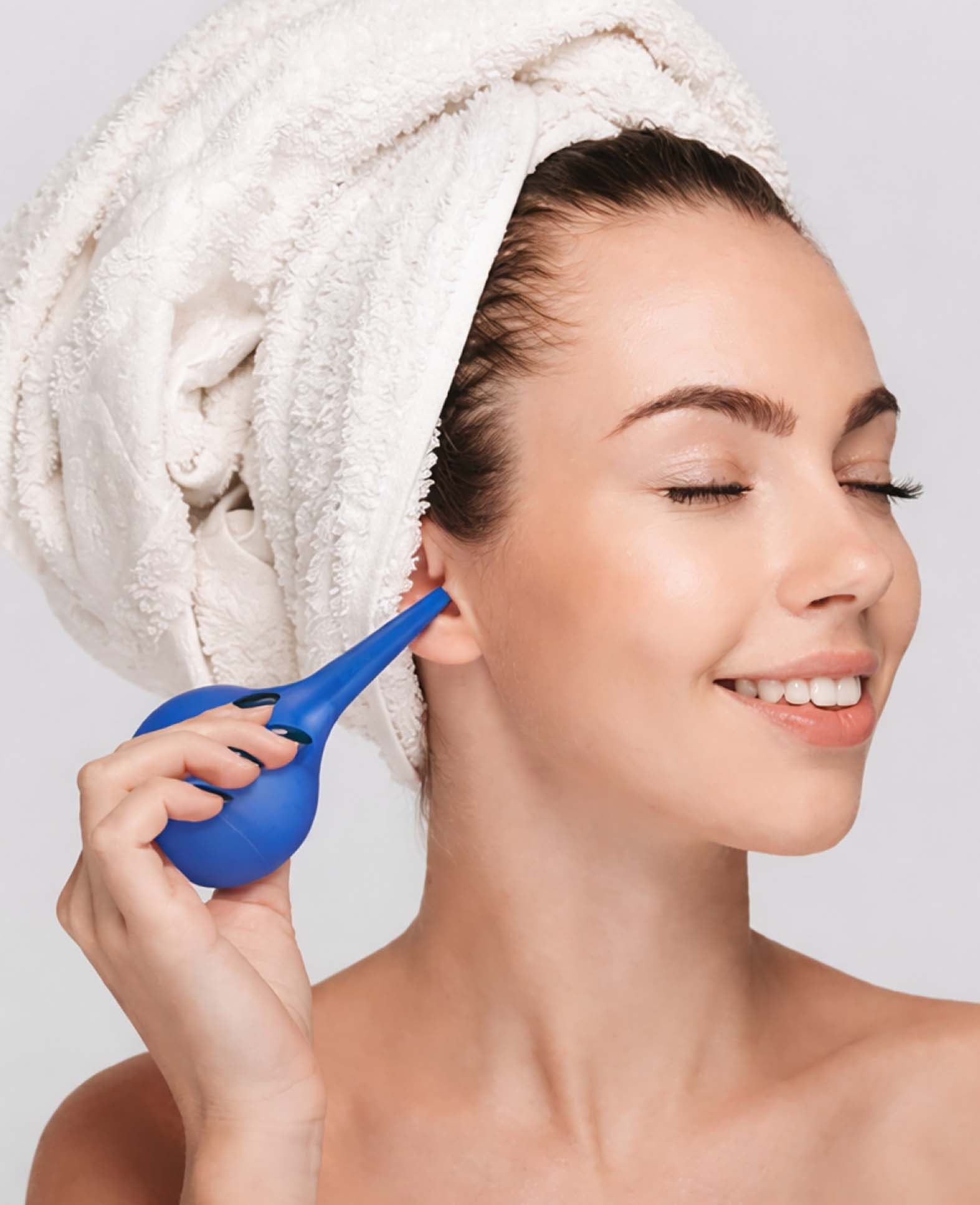 Silicone Ear Cleaner Bulb Syringe Reusable Earwax E