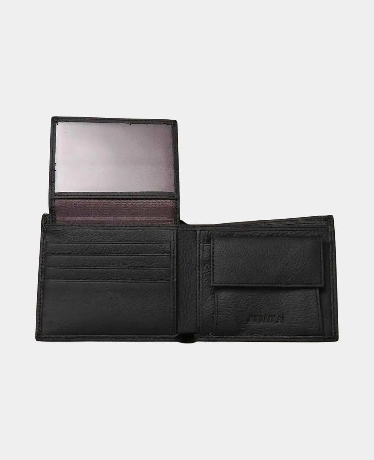 (115x97mm) Echtleder Geldbörse Fashion Portemonnaie mit 14 Fächern - S