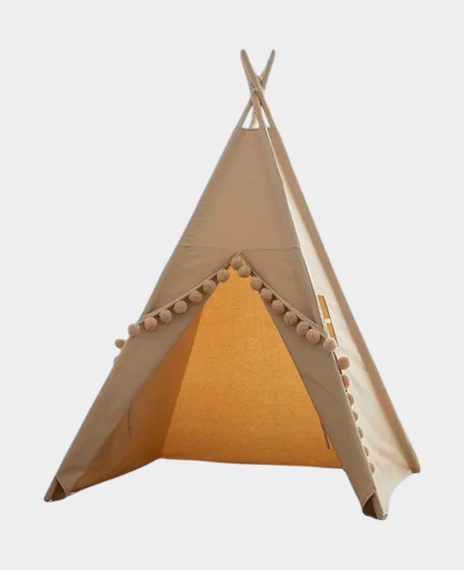 (120x150cm) Kinder Spieltipi Indoor Spielzelt mit Fenster - B