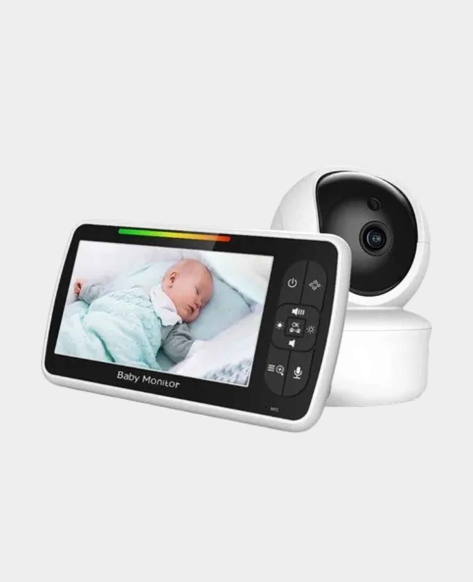 2in1 Babyphone Kamera mit 5'' LCD Monitor & Temperaturüberwachung