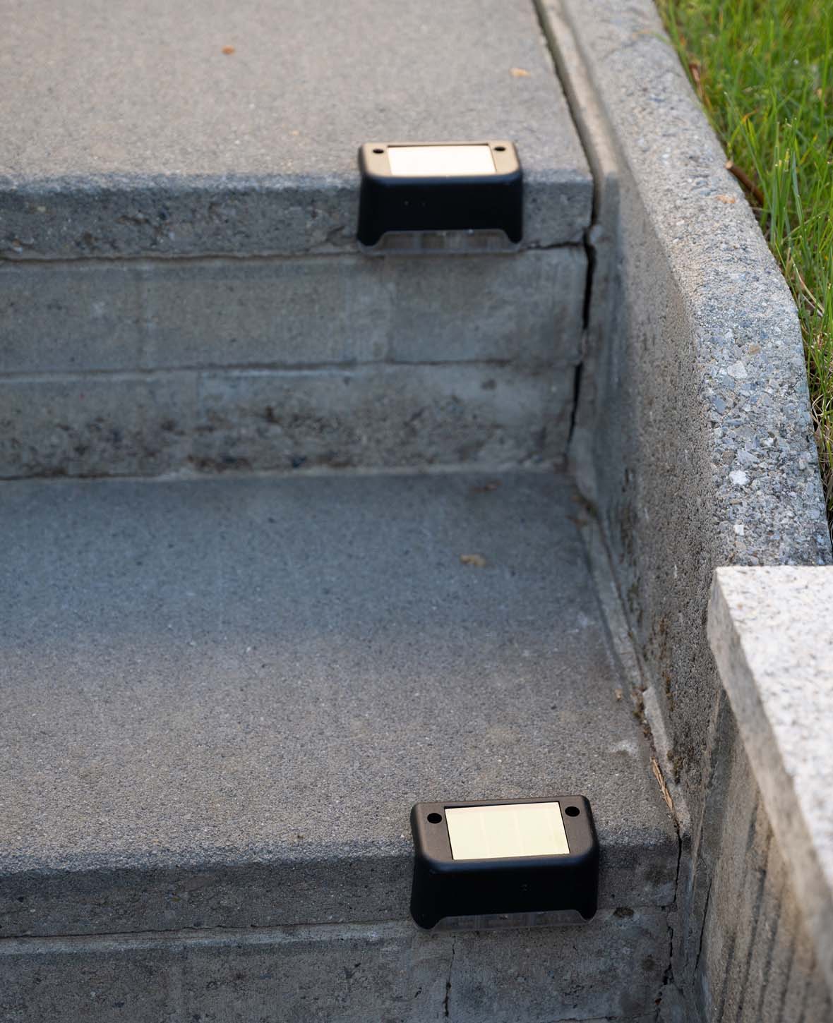 Solar Outdoor Lampe LED Leuchte für Treppen, 4er Set