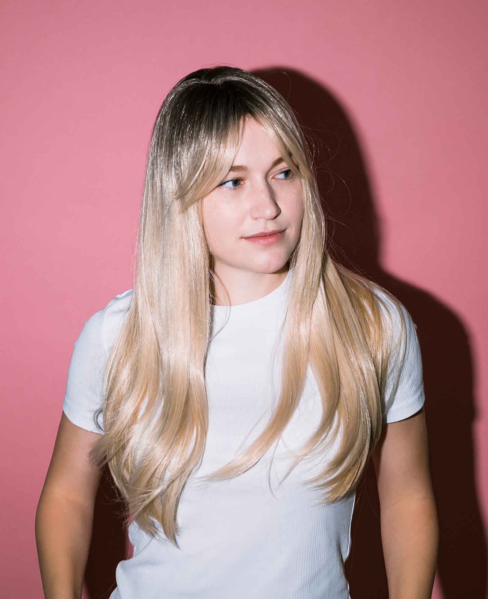 (60cm) Lange Kunsthaar Perücke Synthetic Wig Perücke mit verstellbarer