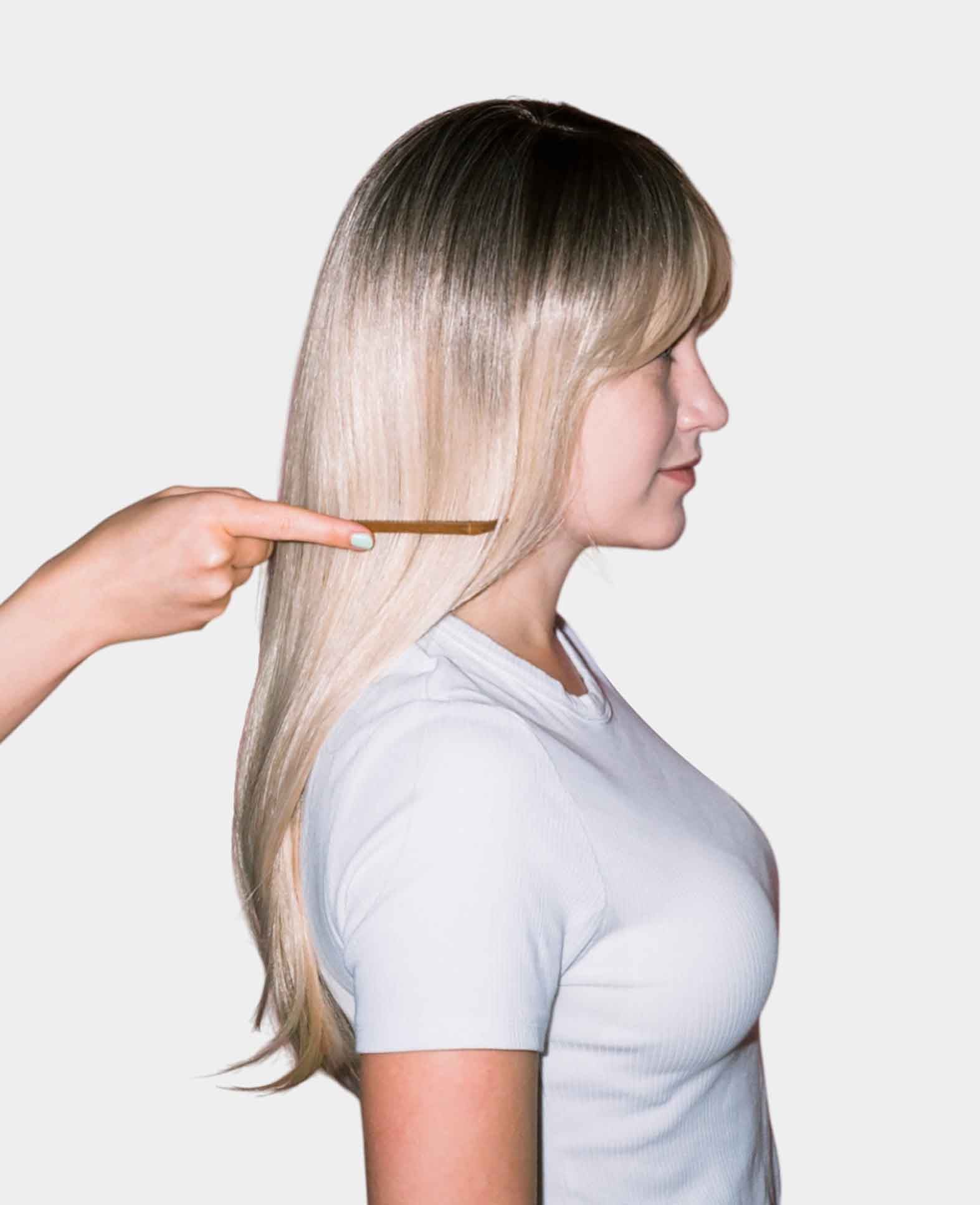 (60cm) Lange Kunsthaar Perücke Synthetic Wig Perücke mit verstellbarer