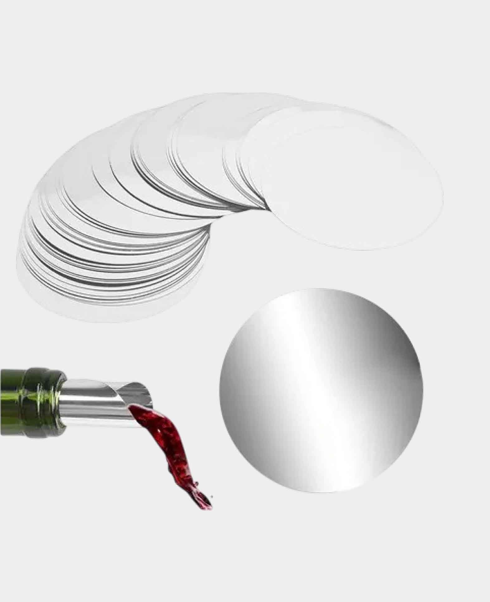(Set of 50) Ø75mm Aluminum Drop Stop Wine Pourer